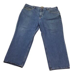 Schmidt Workwear Men's Denim Blue Jeans Relaxed Size 46X30 Pre-Owned